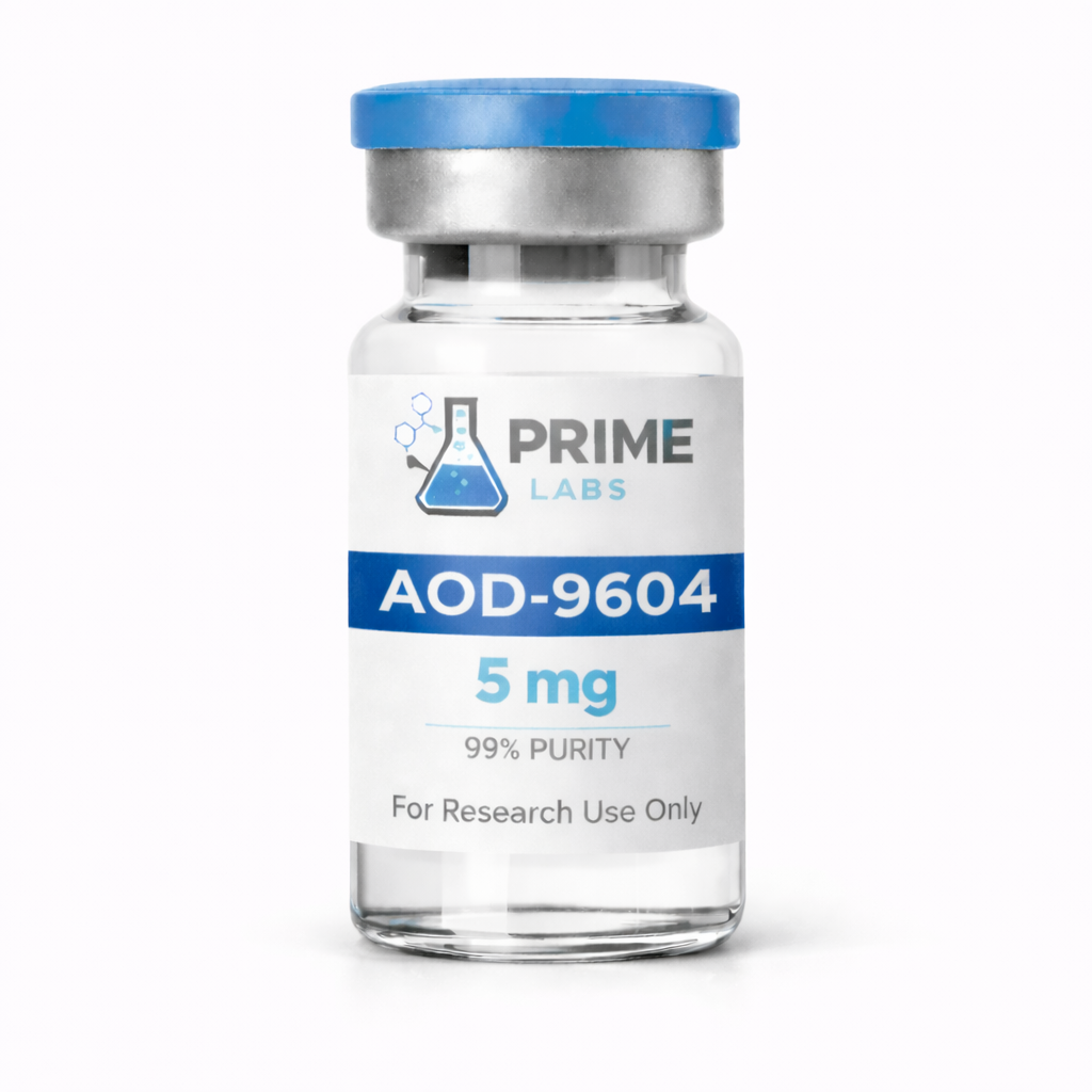 AOD-9604 5mg — Lipolytic Fragment 176-191 Research Peptide – Prime Labs