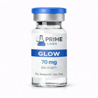 GLOW (GHK-Cu / BPC-157 / TB-500) 70mg Triple-Signal Blend Prime Labs GLOW (GHK-Cu / BPC-157 / TB-500) 70mg Triple-Signal Blend Prime Labs