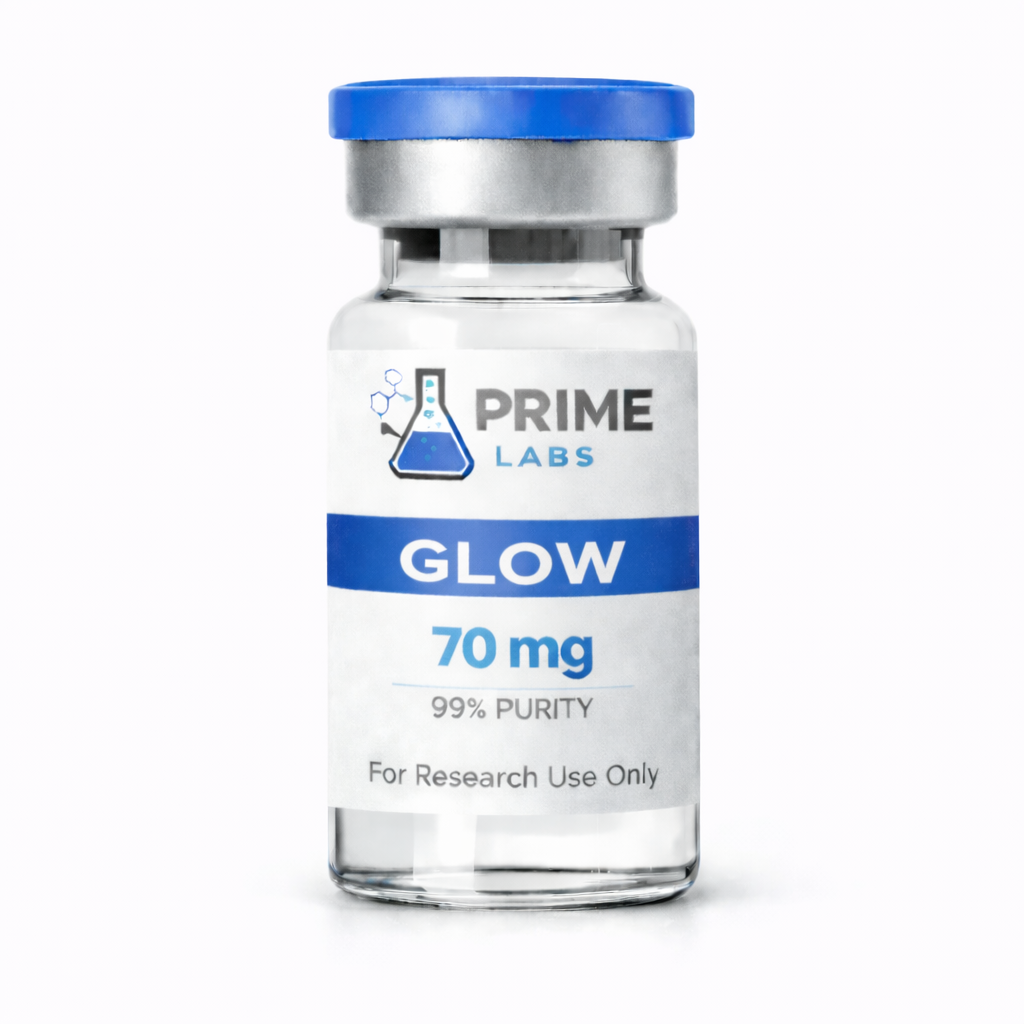 GLOW (GHK-Cu / BPC-157 / TB-500) – 70mg Triple-Signal Blend