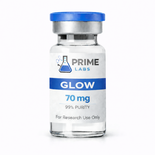 GLOW (GHK-Cu / BPC-157 / TB-500) – 70mg Triple-Signal Blend