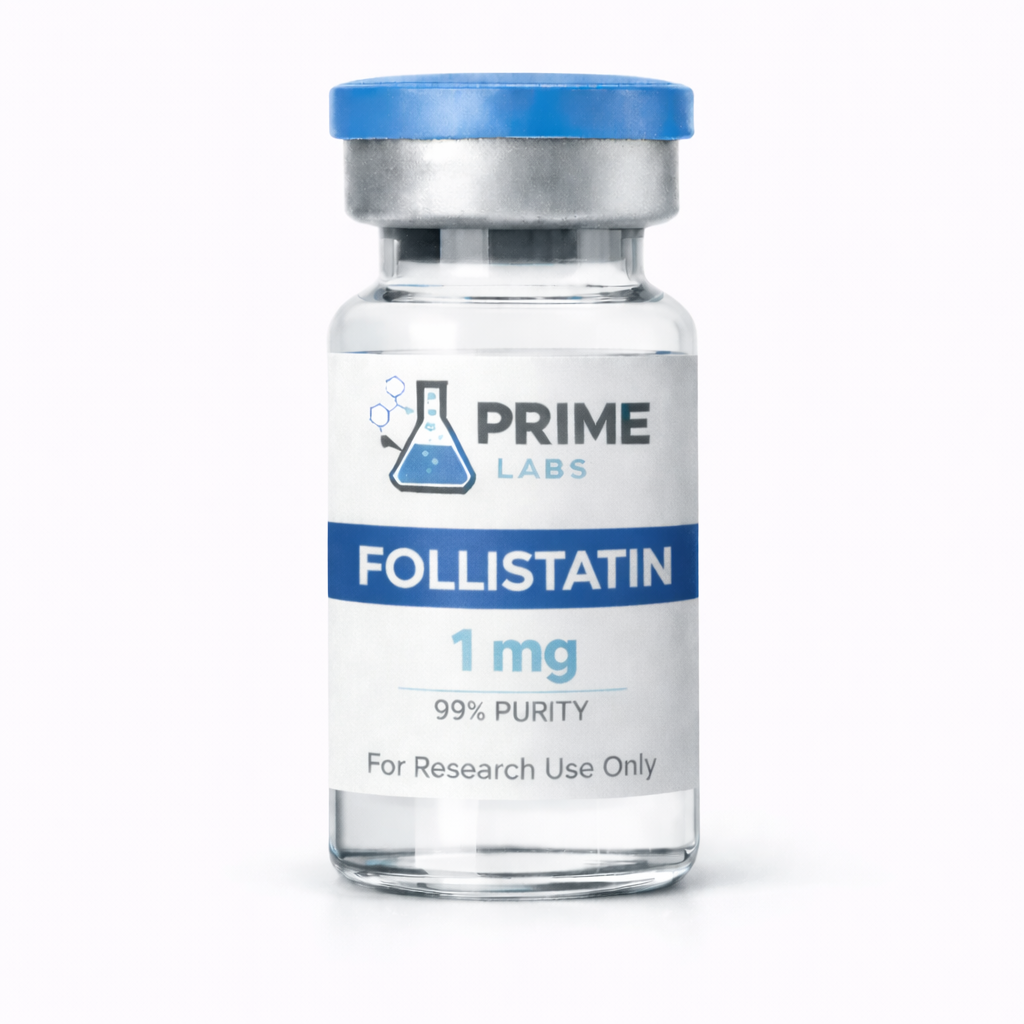 Follistatin 344 1mg โ Myostatin Inhibition Research Peptide โ Prime Labs